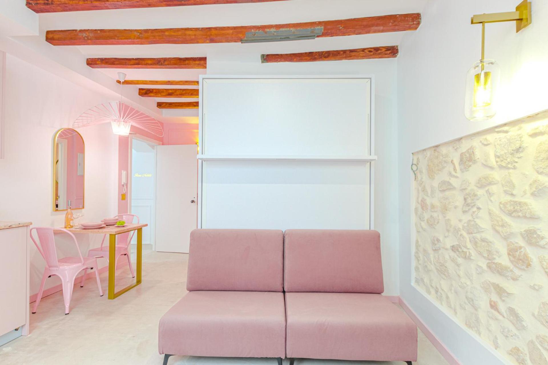 Glamorous Pink Studio In City Center Аликанте Экстерьер фото