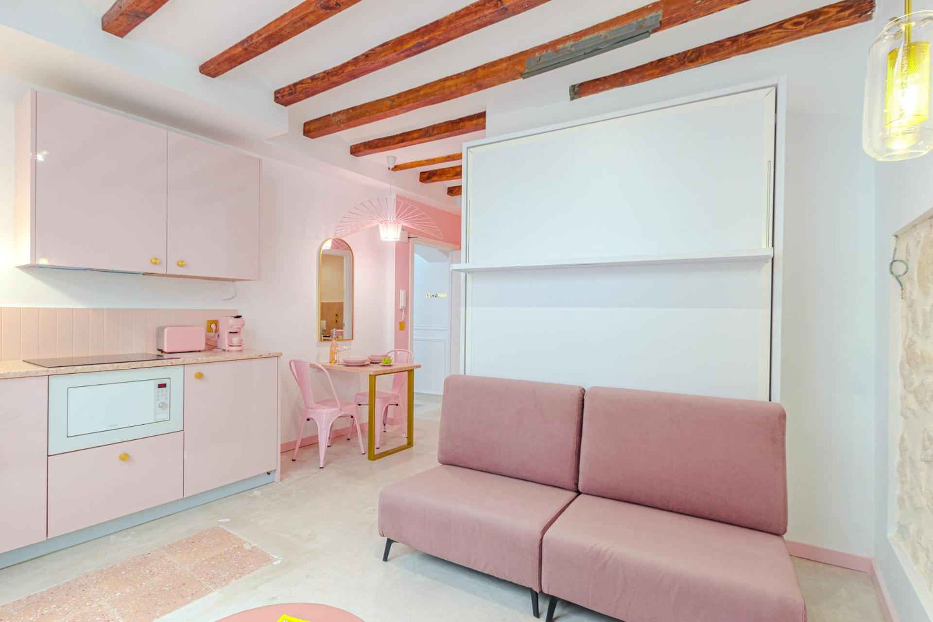 Glamorous Pink Studio In City Center Аликанте Экстерьер фото